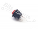 Drukcontact snap-in 20mm rond rood 125VAC/3A 